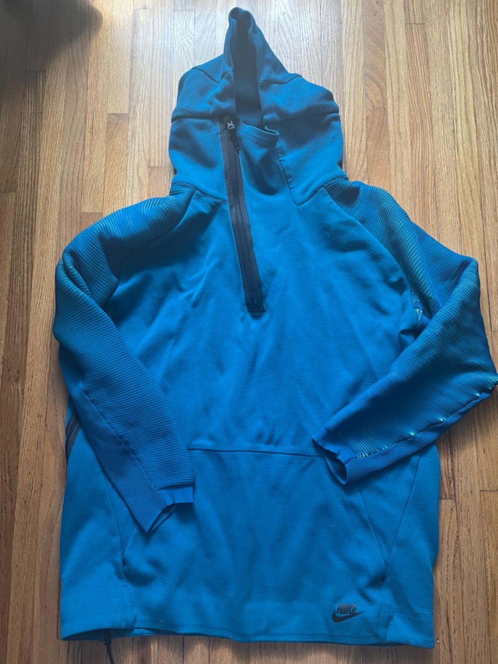 Nike Blue Half-Zip Men’s Hoodie